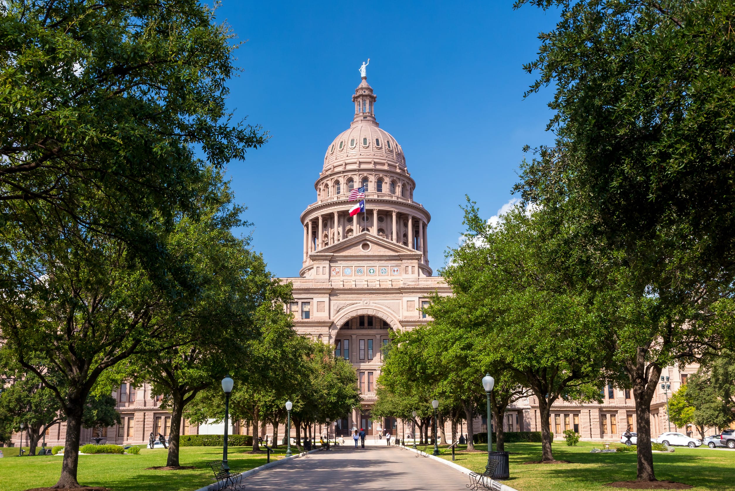 The Texas State Capitol Building in Austin, TX.