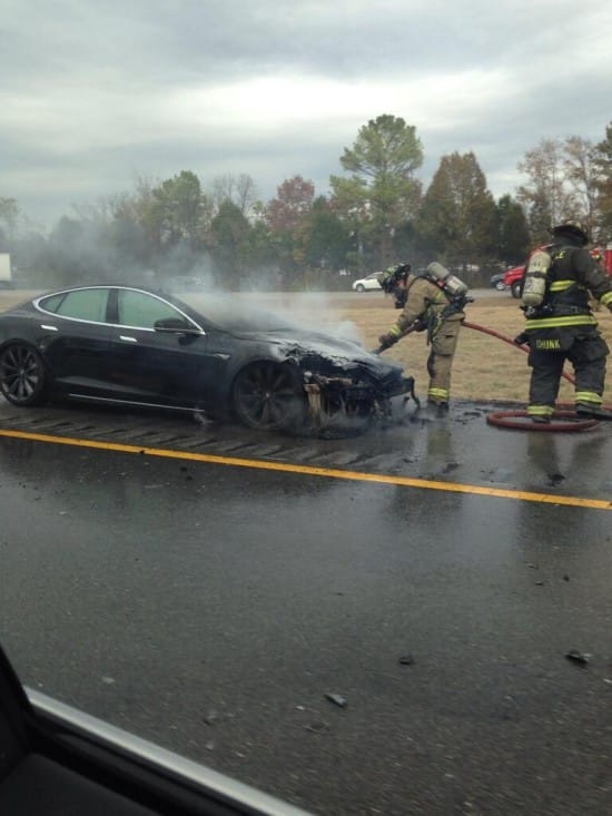 3rd Tesla Fire In 5 Weeks Occurred Wednesday, November 6th Near Nashville, TN