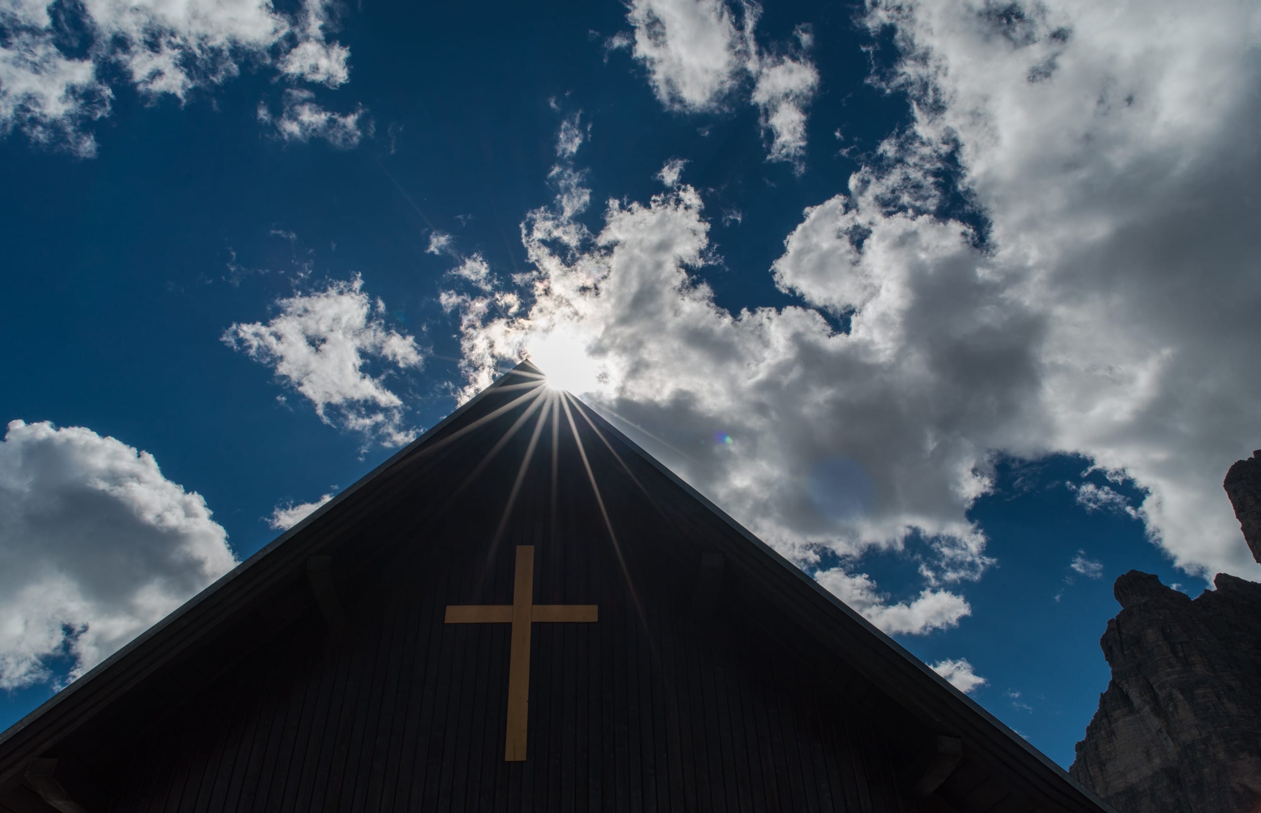A church, which is a place that many adult children no longer attend when they grow up