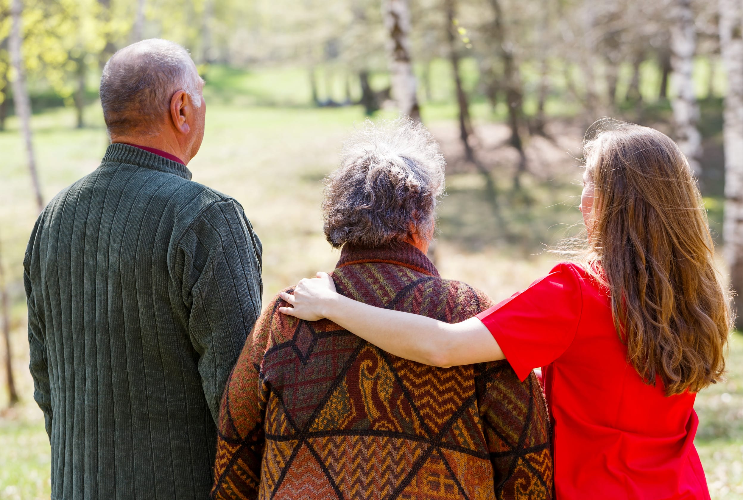 A family focusing on caretaking, which can cause people to not speak again