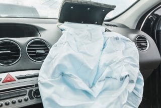 passenger deployed airbag