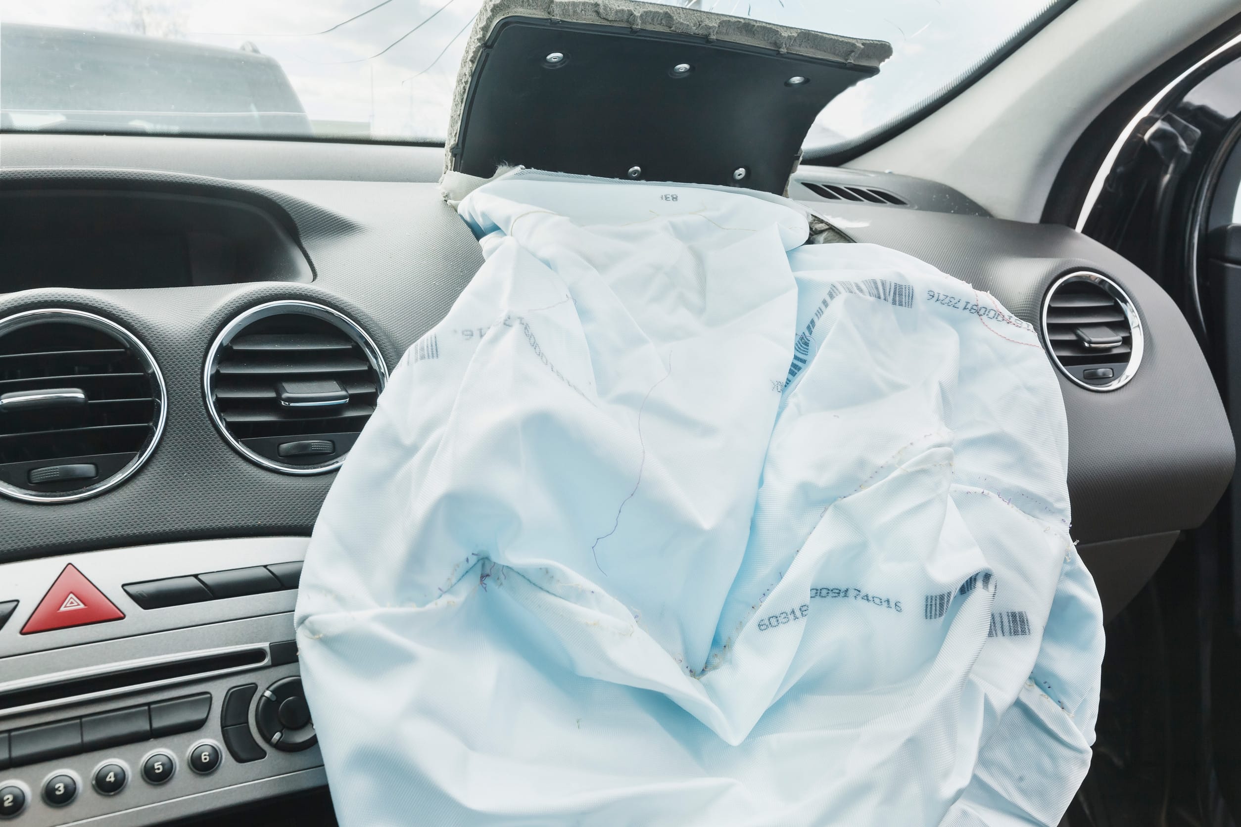 passenger deployed airbag