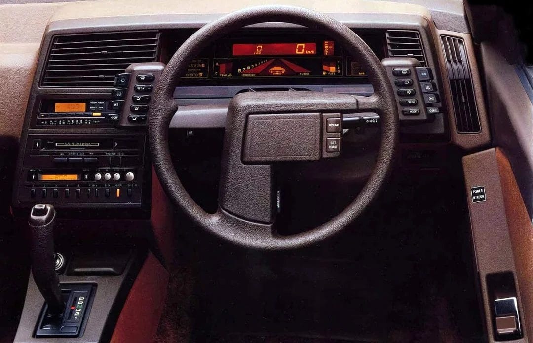Subaru XT strangest steering wheels