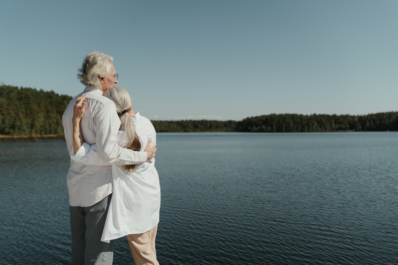 old man and woman