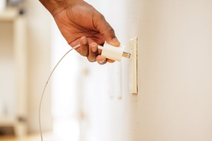 electrical prong holes