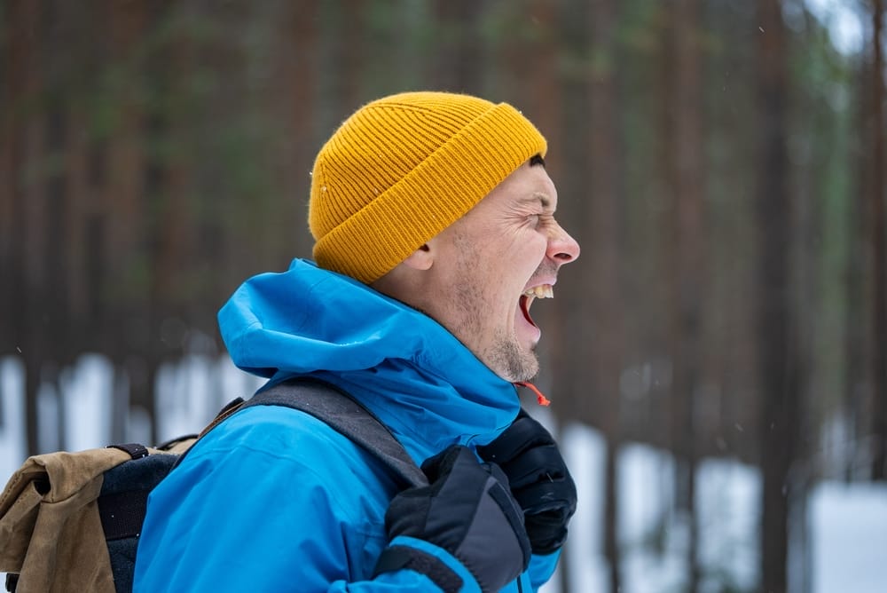 Cold Weather Forces Guys To Confront Their Stress